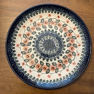 POLISH POTTERY 10” DINNER PLATE